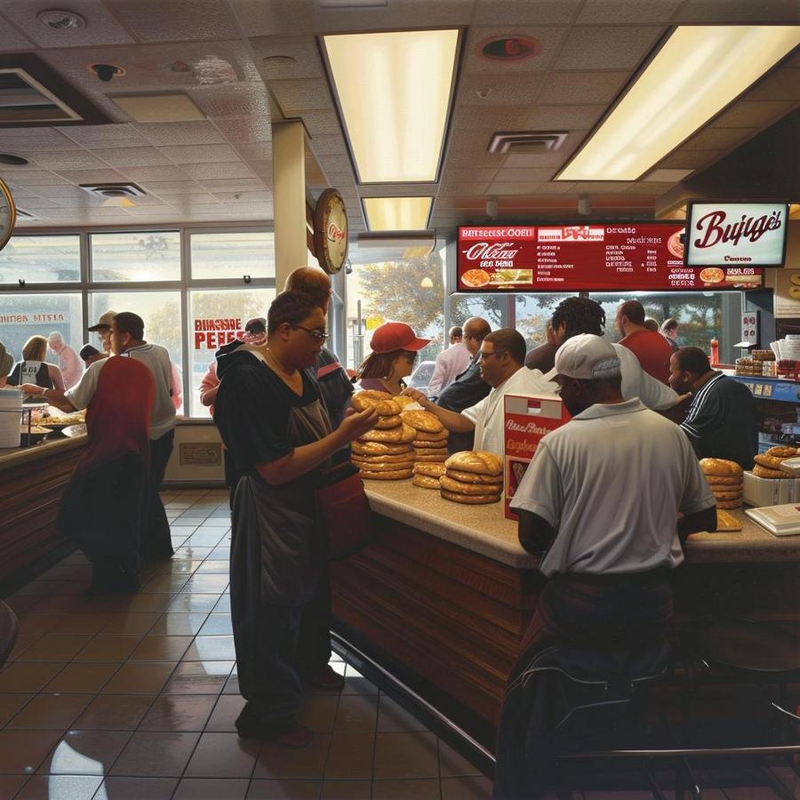 Alt text: Bojangles' breakfast hours image with text "when does Bojangles stop serving breakfast".