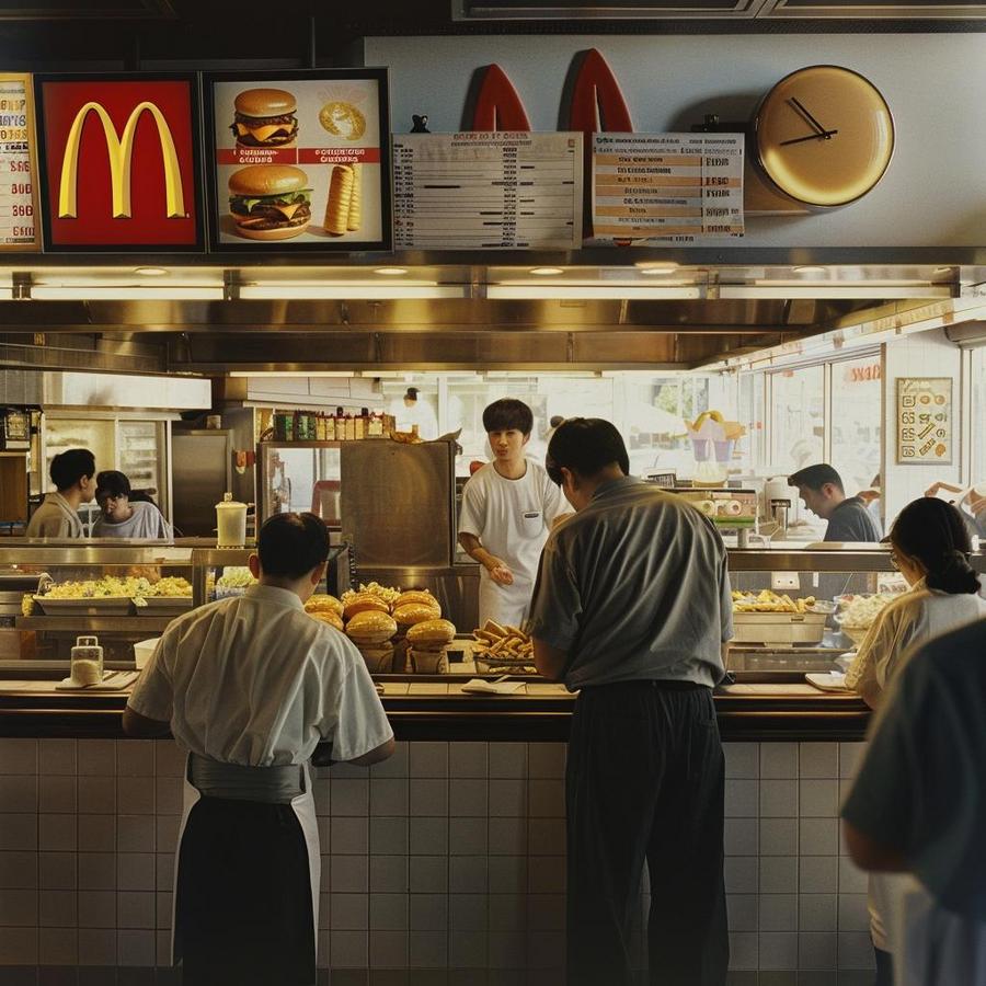 Image of McDonald's menu with text "does McDonald's only serve breakfast in the morning".