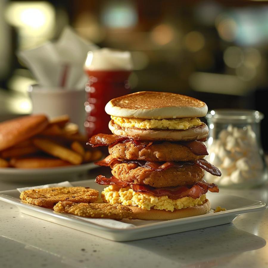 "Arby's breakfast menu showcasing options and prices, highlighting affordability."