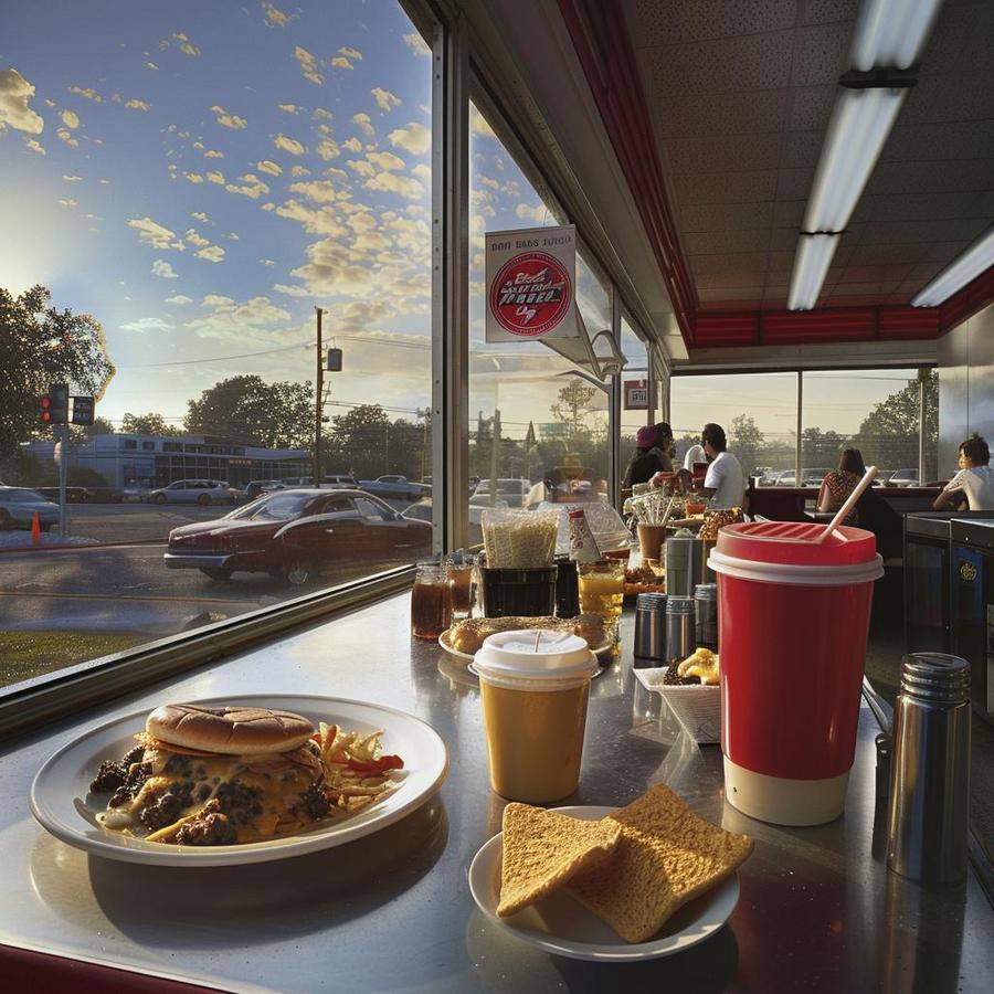 "Image showing Sonic's diverse breakfast menu, answering 'does Sonic do breakfast all day'?"