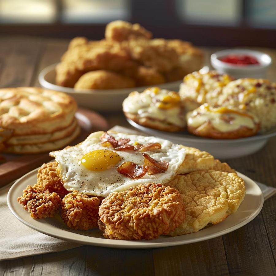 "Discover the delicious Bojangles all day breakfast menu with tempting options."