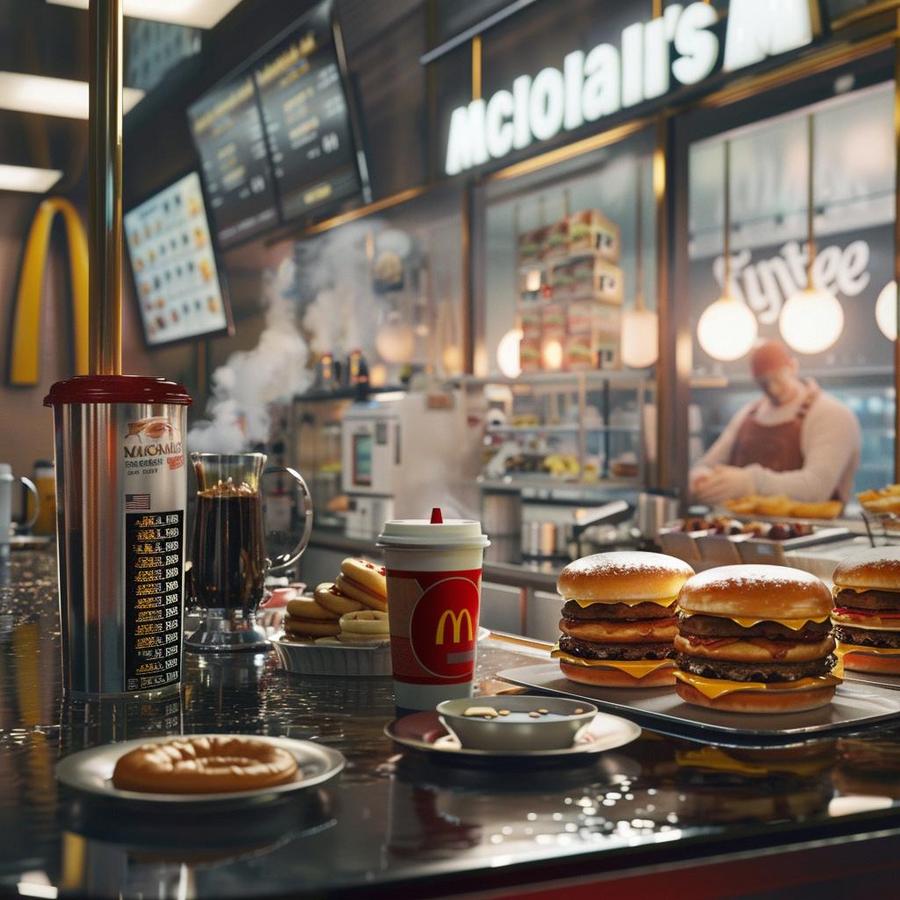 Image alt text: Popular McDonald's breakfast items - what time do they start serving?