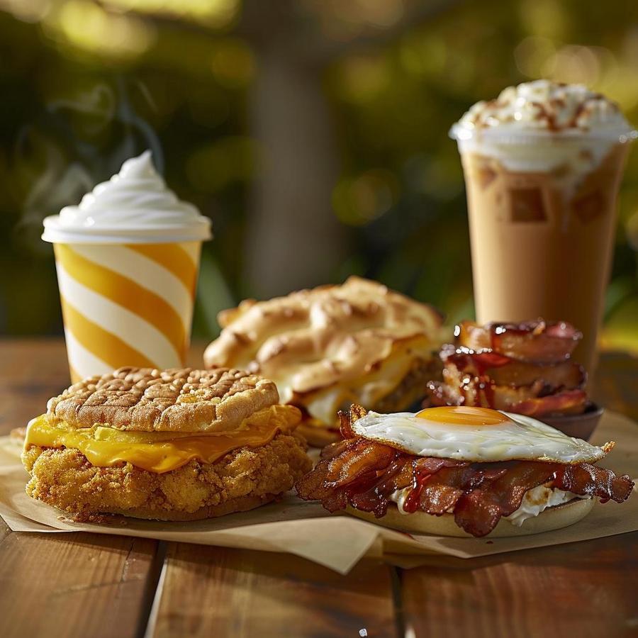 Image showing Sonic breakfast menu with various items.
