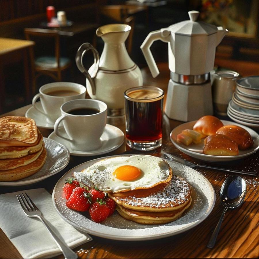 "Variety of delicious breakfast items on Pals menu featured in the image, pals breakfast."