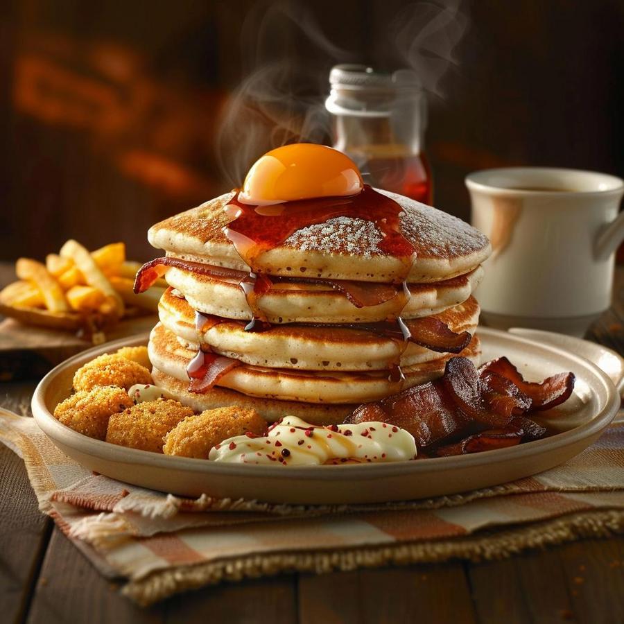 Image of Burger King breakfast menu items, featuring delicious options.