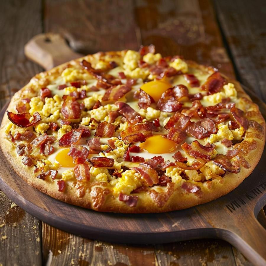 Image alt text: "Discover the uniqueness of Kwik Trip Breakfast Pizza, a delicious morning treat!"