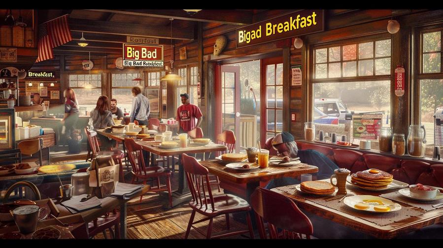 Alt text: "Guide on reserving a table at Big Bad Breakfast for a delicious morning meal."