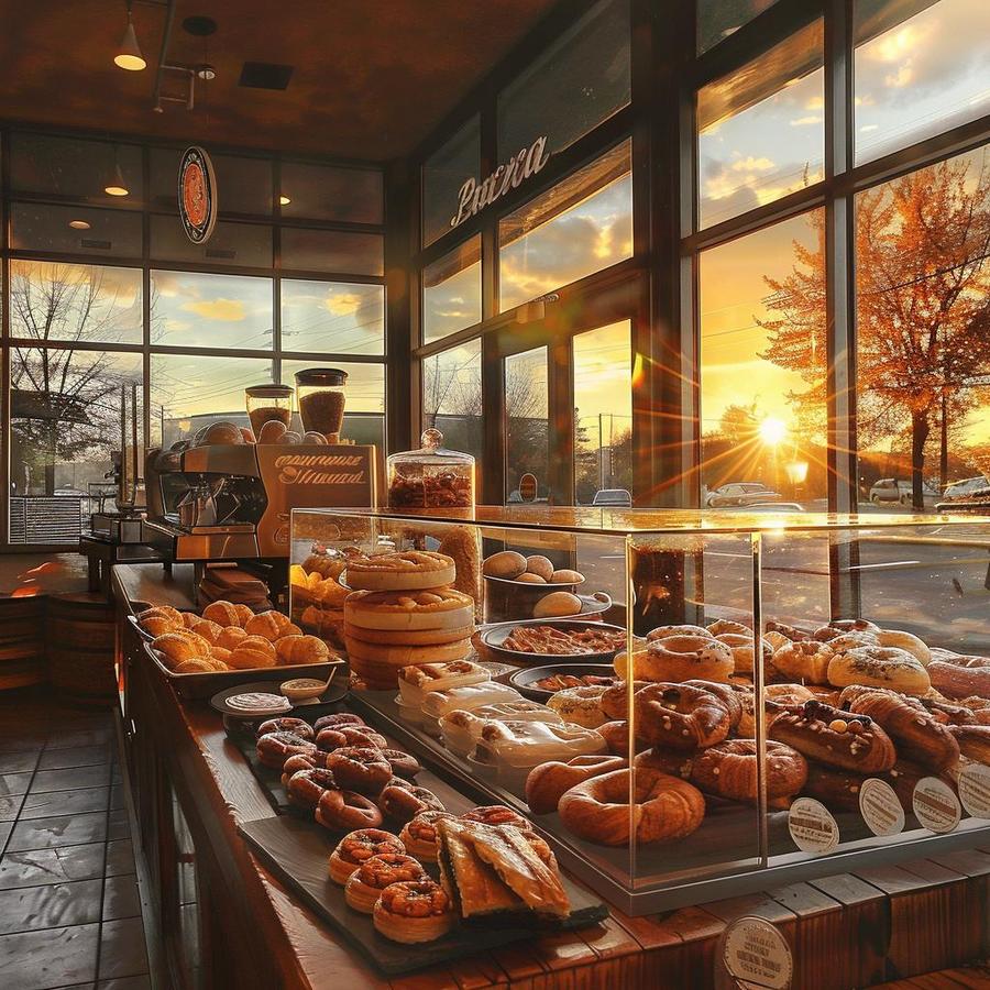 Alt text: Detailed Panera breakfast menu with nutrition and pricing information.