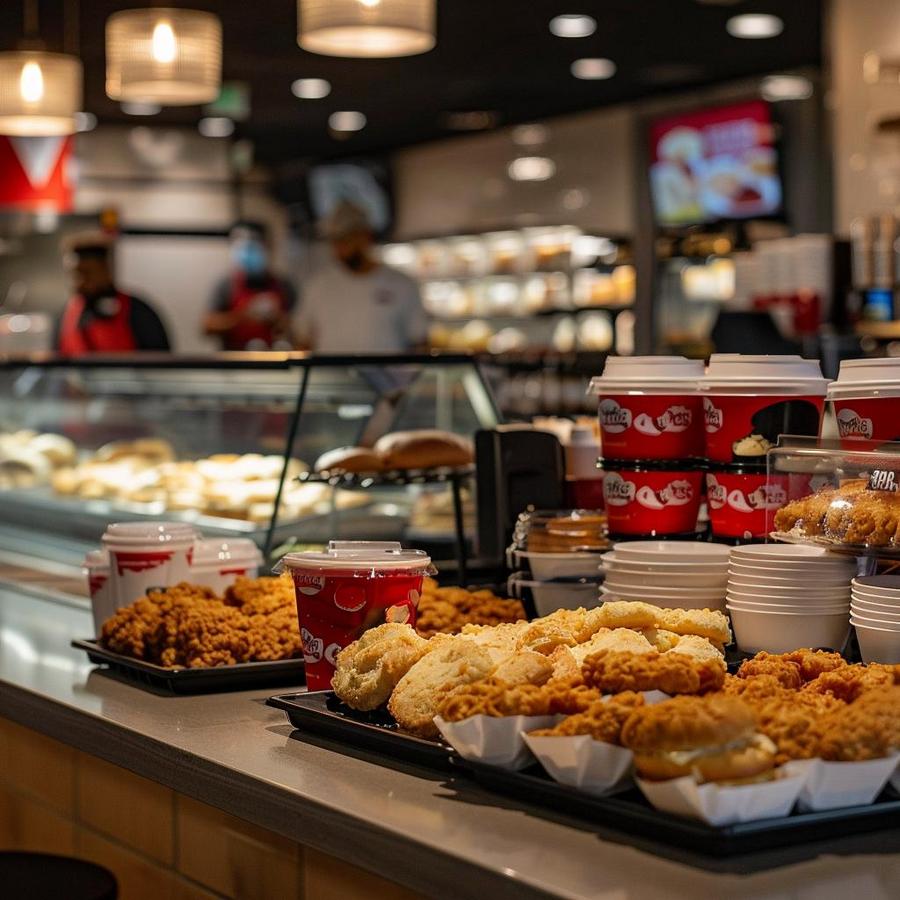 Image of Chick-fil-A breakfast menu prices with popular items highlighted.