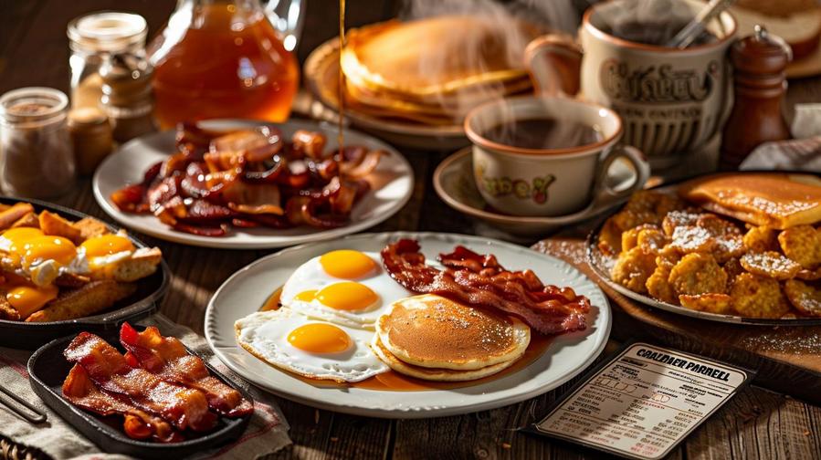"Cracker Barrel breakfast menu with prices 2023: opening hours for breakfast."
