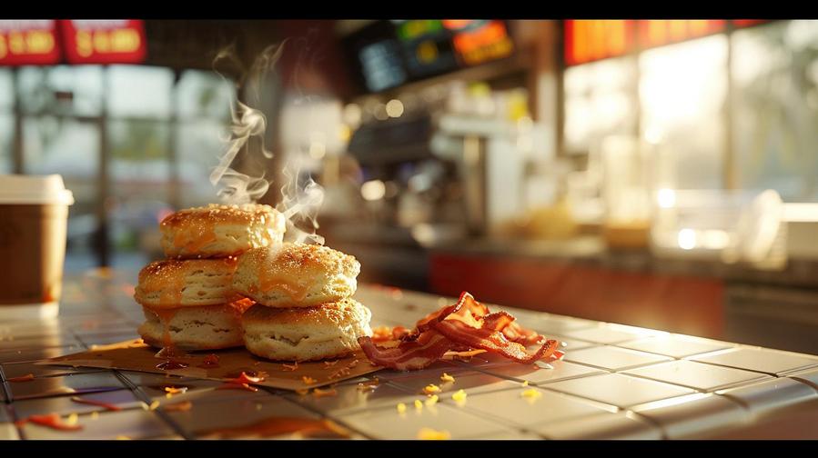 "Hardee's breakfast menu with prices and pictures, featuring delicious morning options."