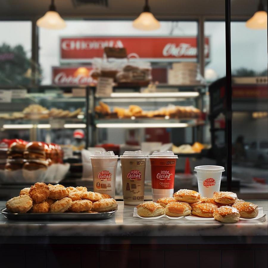 Chick-fil-A breakfast menu with prices.
