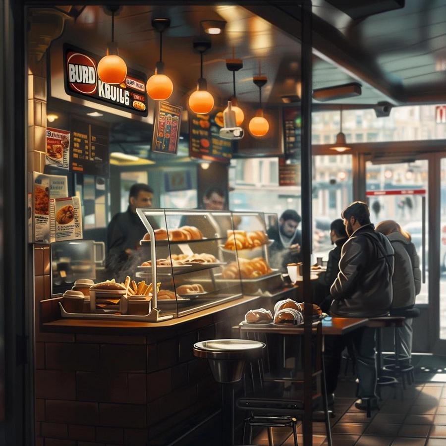 "Photo showing Burger King breakfast menu. Keyword: when does breakfast end at Burger King."