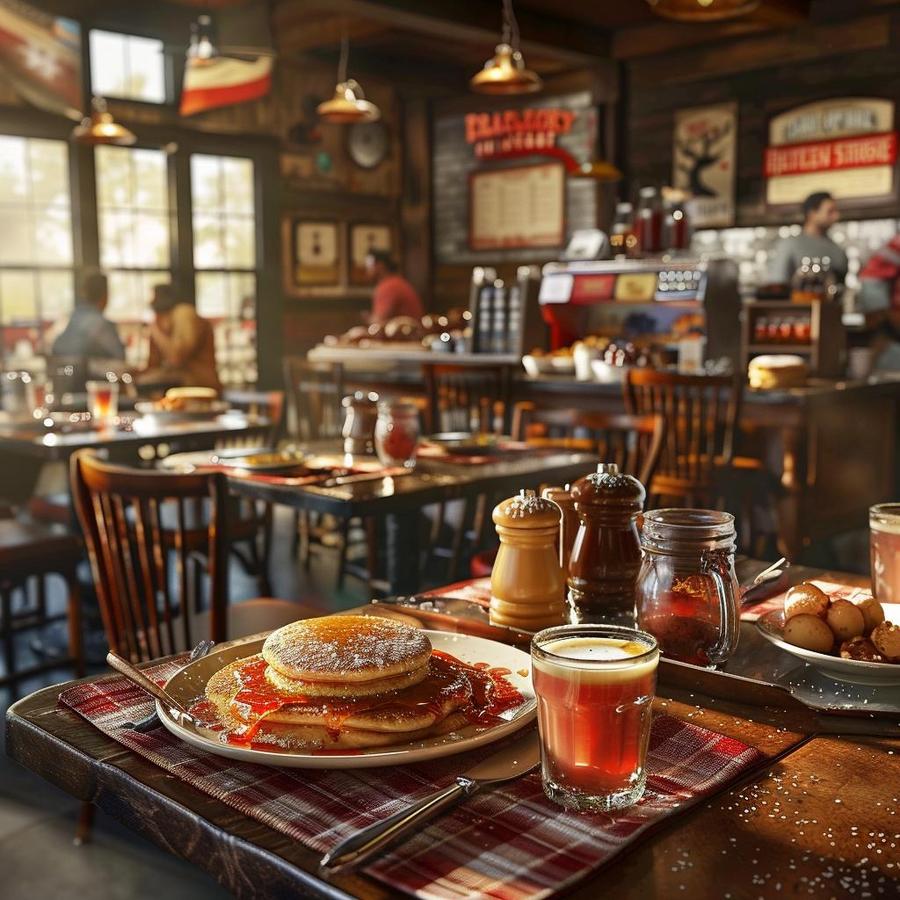 "Image of Cracker Barrel breakfast menu - a popular choice for diners."